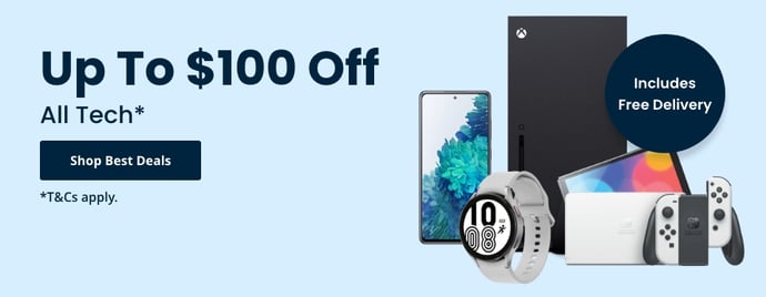 Up To $100 Off All Tech