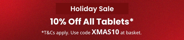 Holiday Sale - 10% Off All Tablets