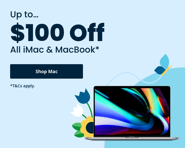 Up To $100 Off All Mac
