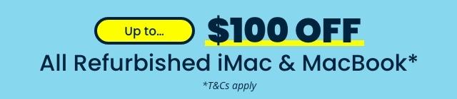 Up To $100 Off All iMac & MacBook