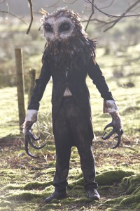 Halloween costume owl man