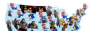 Game Character Map