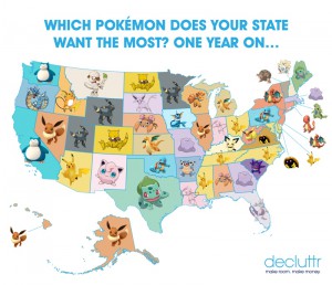 Pokemon Go Anniversary Map