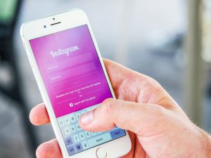 Instagram log in page iPhone